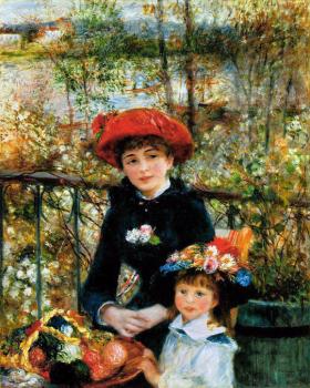 Renoir, Pierre Auguste : Two Sisters on the Terrace